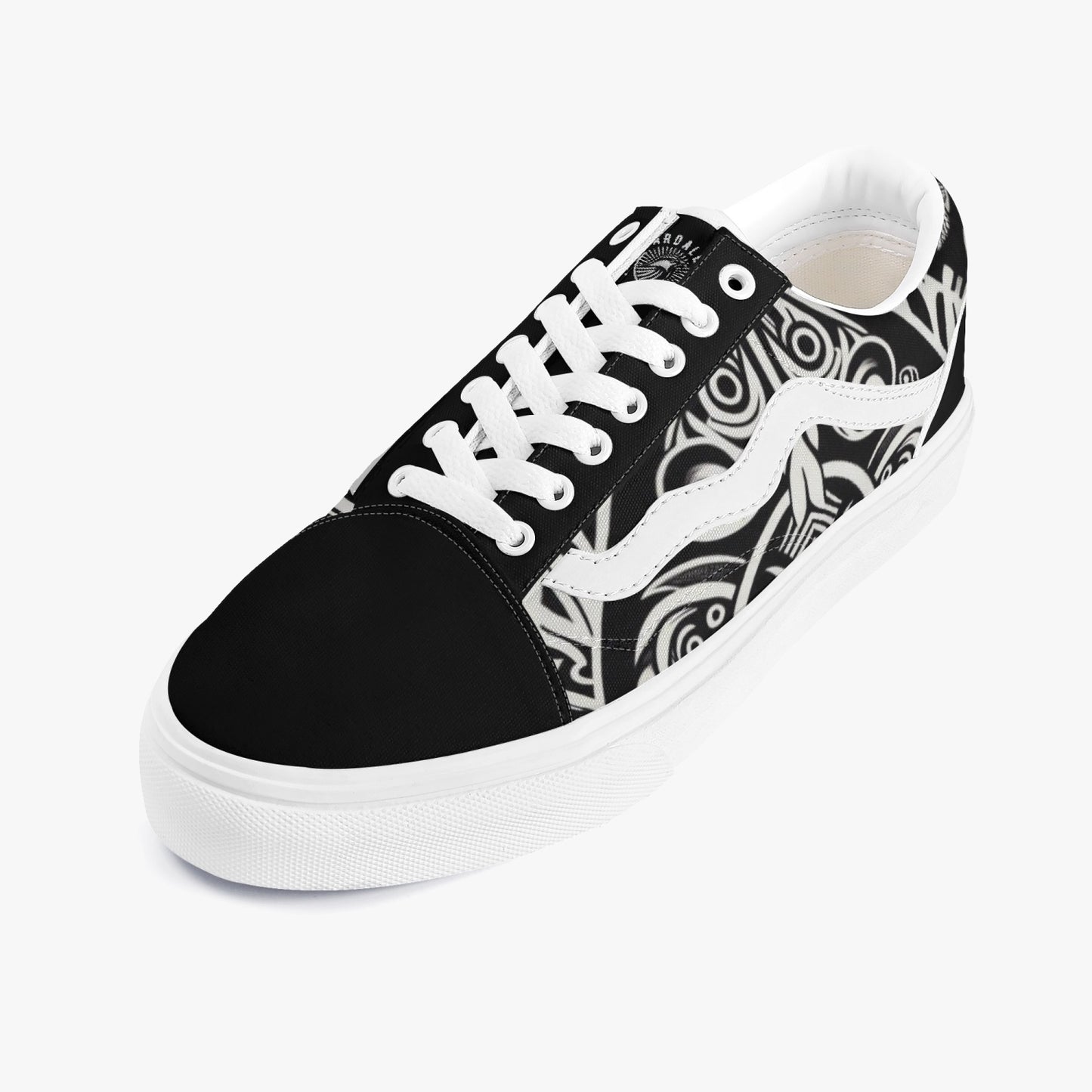 229. Trendy Low-Top Canvas Sneakers Pardalês_Free Lifestyle