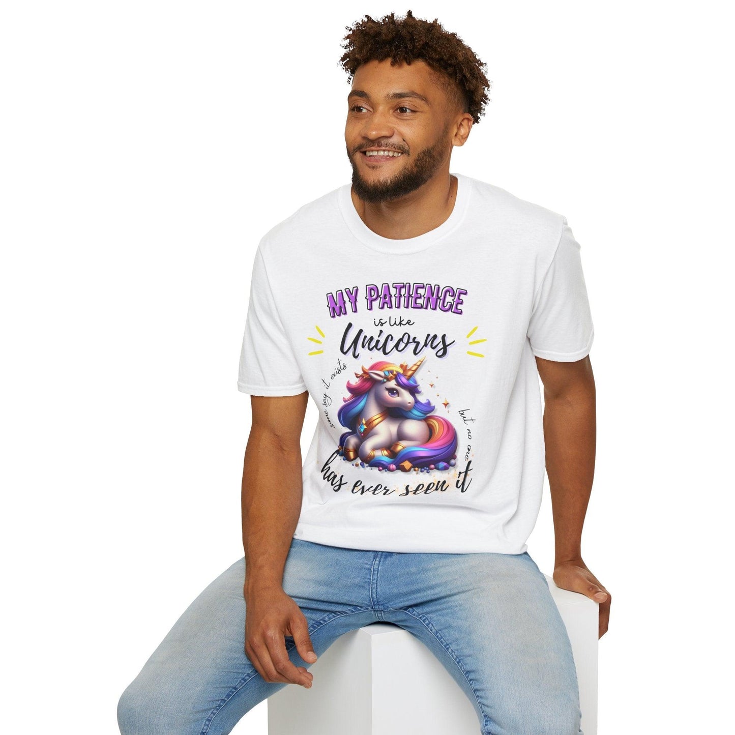 My Way to PATIENCE - Softstyle T-Shirt - Pardalês_Free Lifestyle