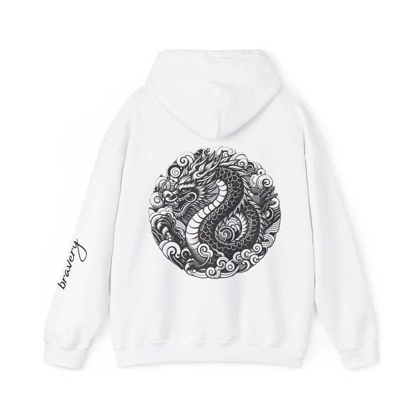 Unisex Hooded Sweatshirt - Chinese Zodiac Dragon - Pardalês_Free Lifestyle