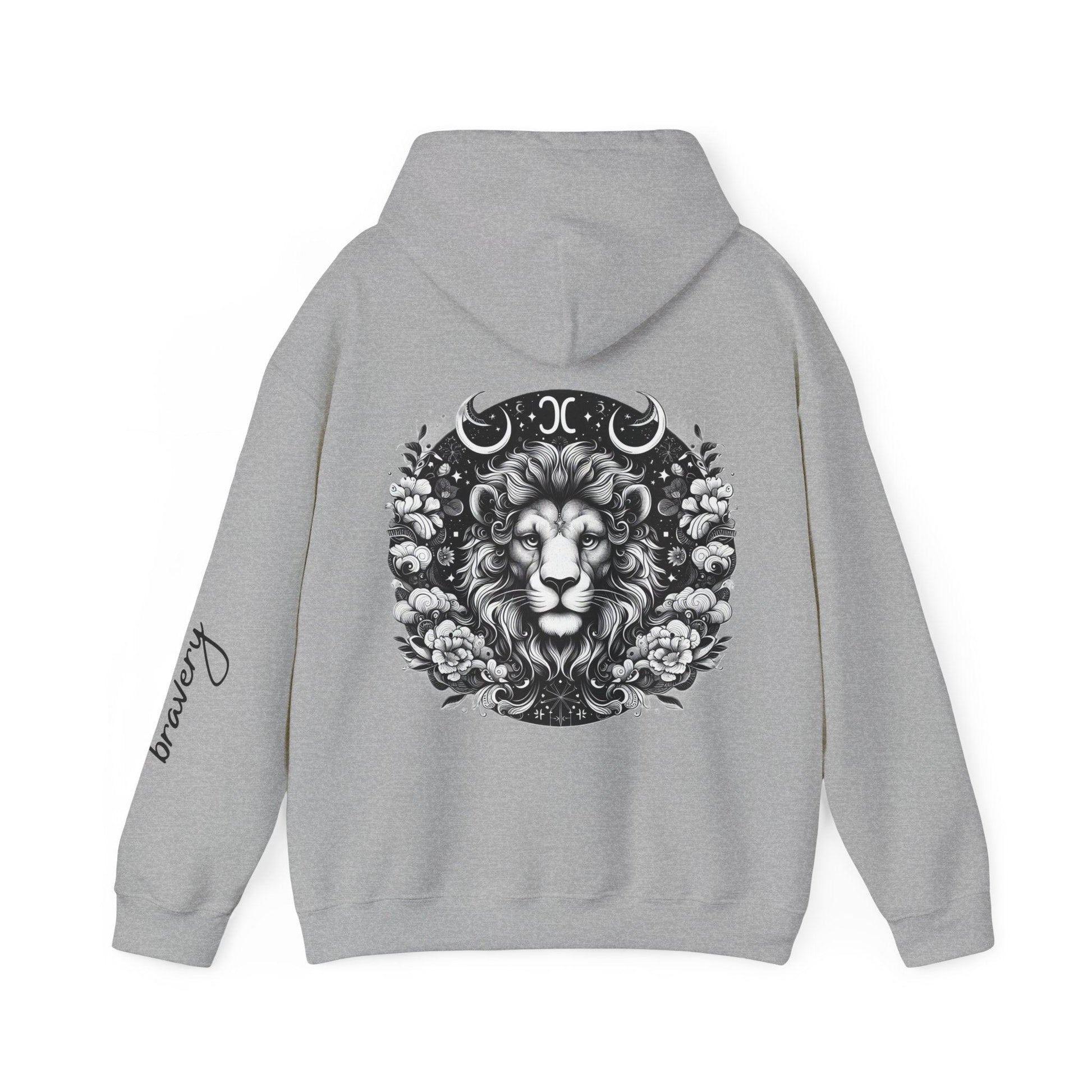 Unisex Hooded Sweatshirt - Leo Sign - Pardalês_Free Lifestyle