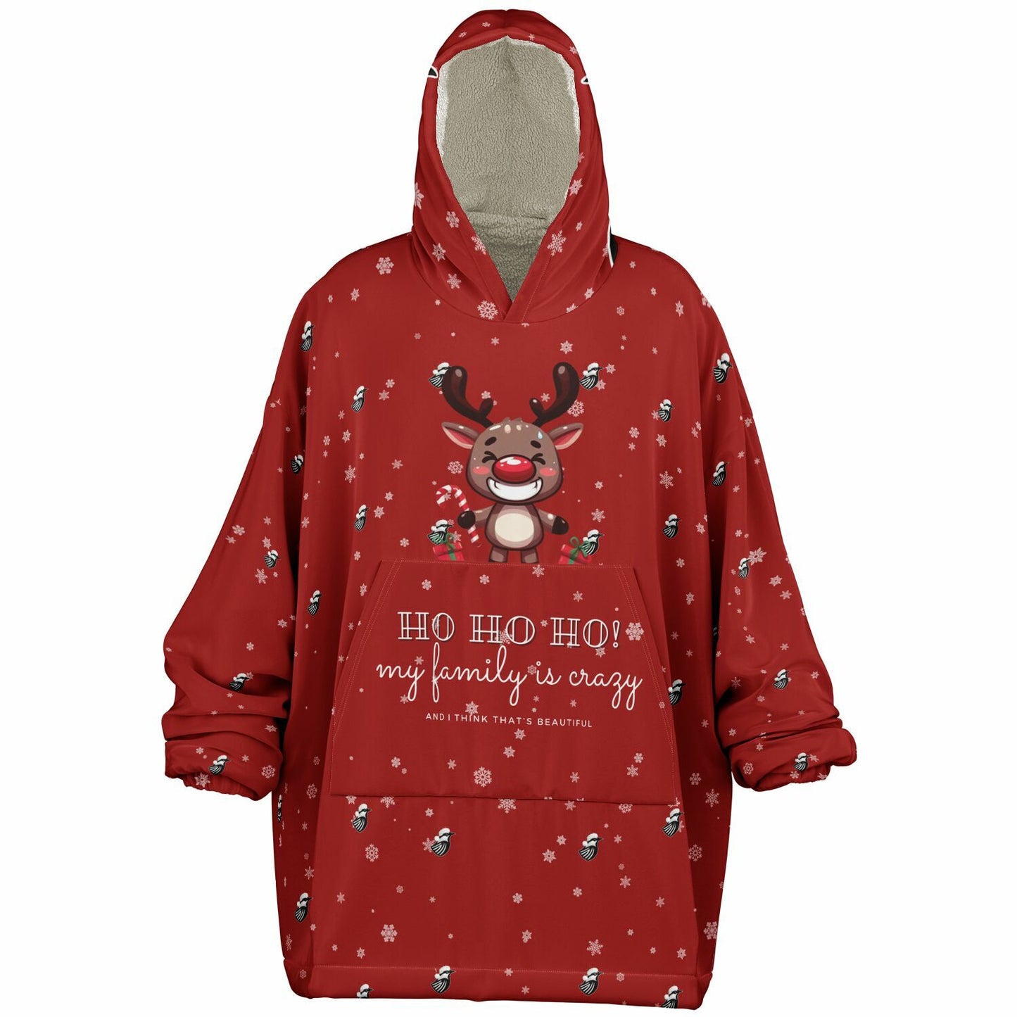 Snug Hoodie Unisex Christmas Raindeer Subliminator