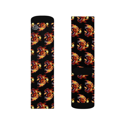 Elemental Socks - Flamegon Fire - Pardalês_Free Lifestyle