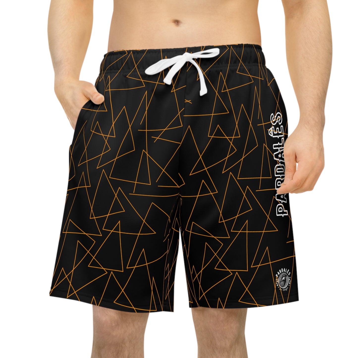 Men Long Shorts - Triangles