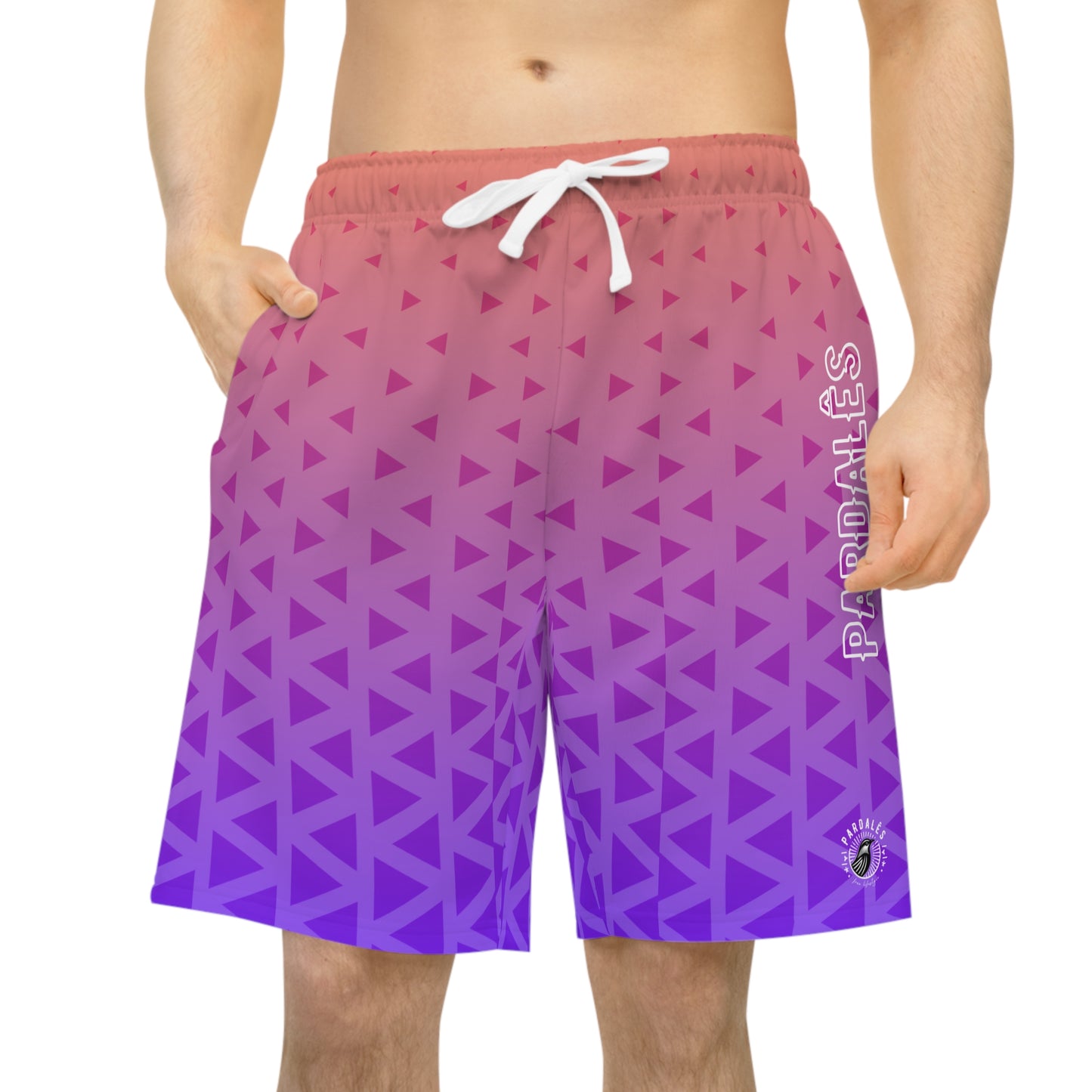 Men Long Shorts - Purplish