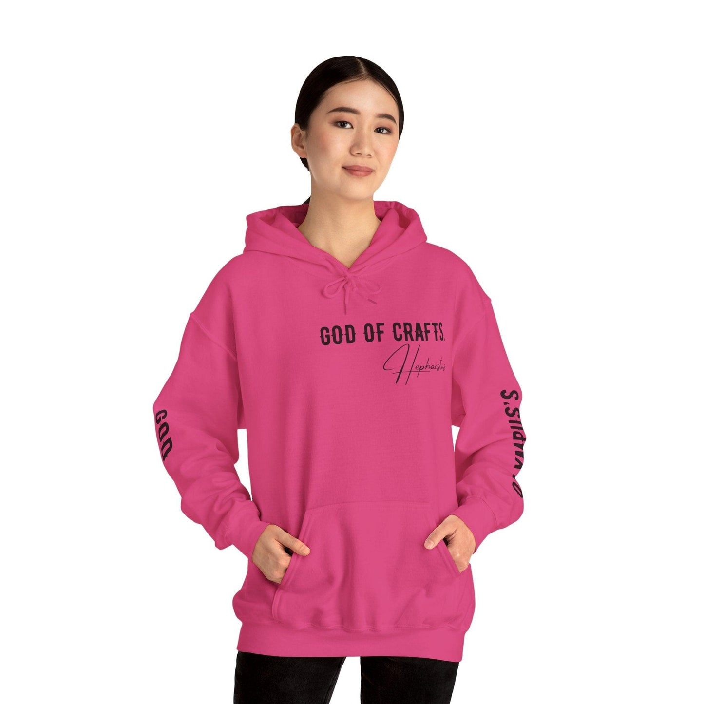 Unisex Hooded Sweatshirt - Olympus's God Hephaestus - Pardalês_Free Lifestyle