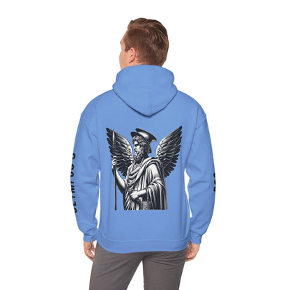 Unisex Hooded Sweatshirt - Olympus's God Hermes - Pardalês_Free Lifestyle