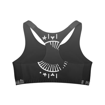 Sports Bra - Black Gradient Printify