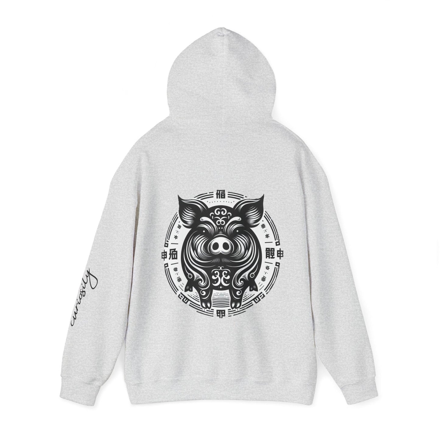 Unisex Hooded Sweatshirt - Chinese Zodiac Pig - Pardalês_Free Lifestyle