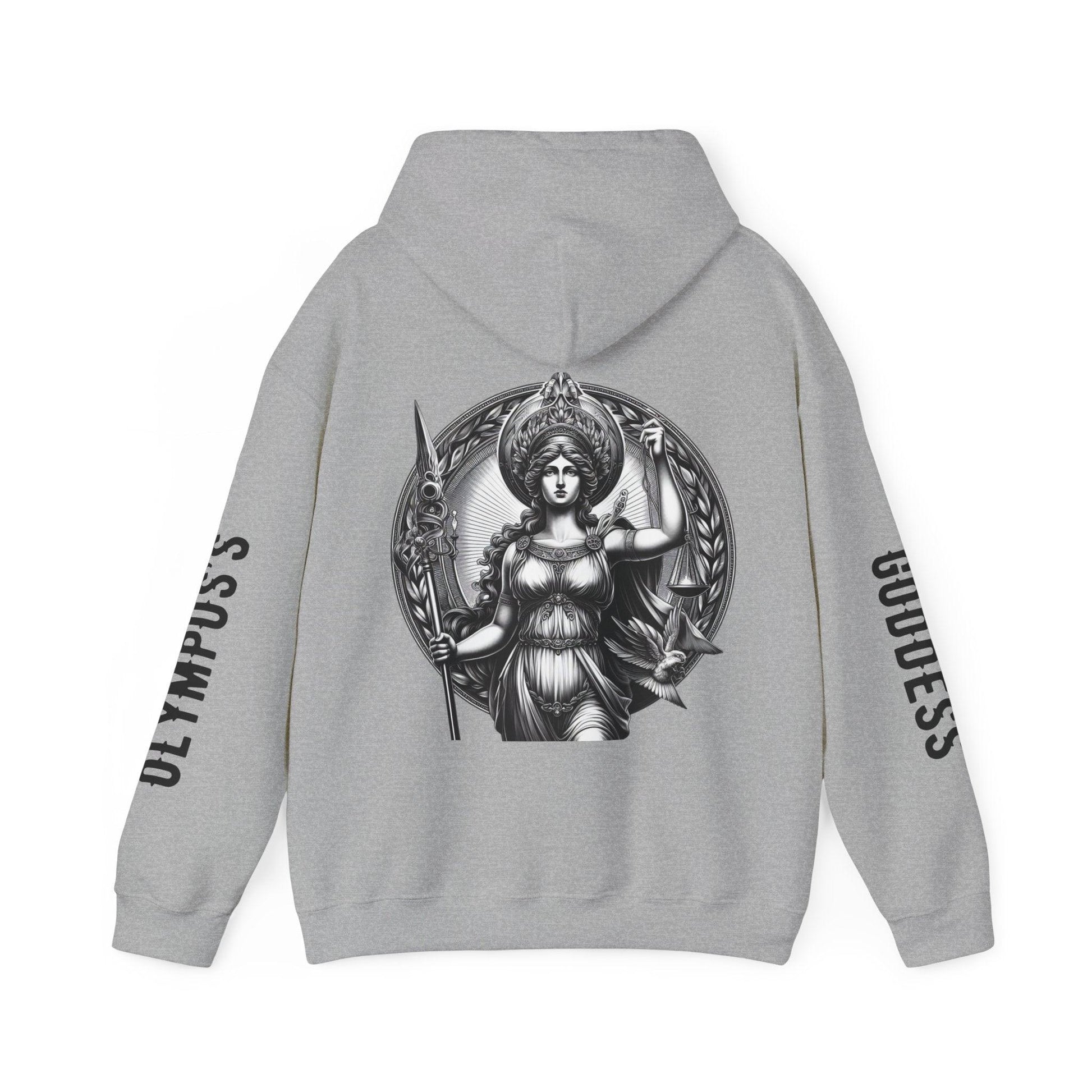 Unisex Hooded Sweatshirt - Olympus's Goddess Athena - Pardalês_Free Lifestyle