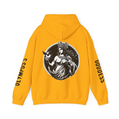 Unisex Hooded Sweatshirt - Olympus's Goddess Hera - Pardalês_Free Lifestyle