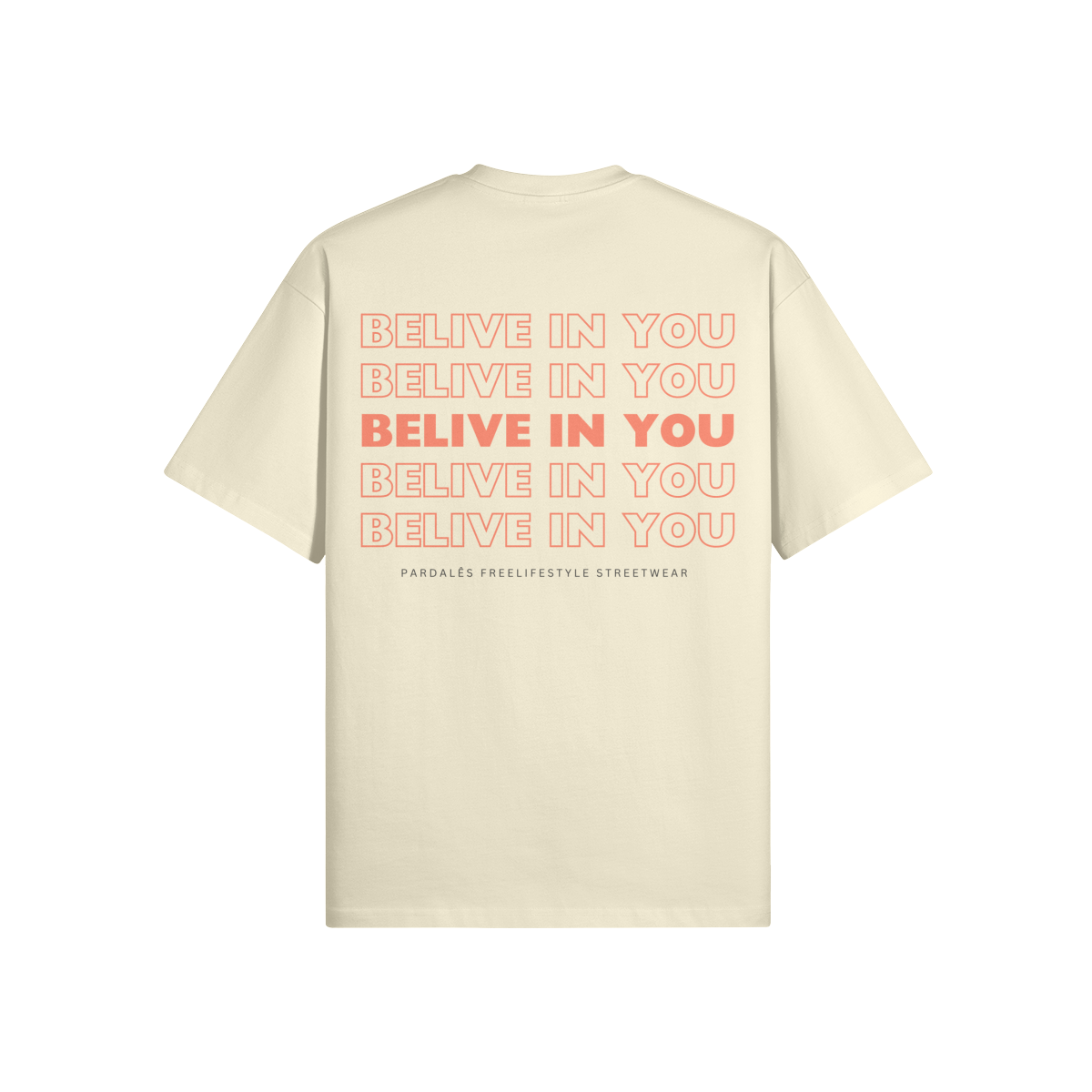 Oversize t-shirt Belive