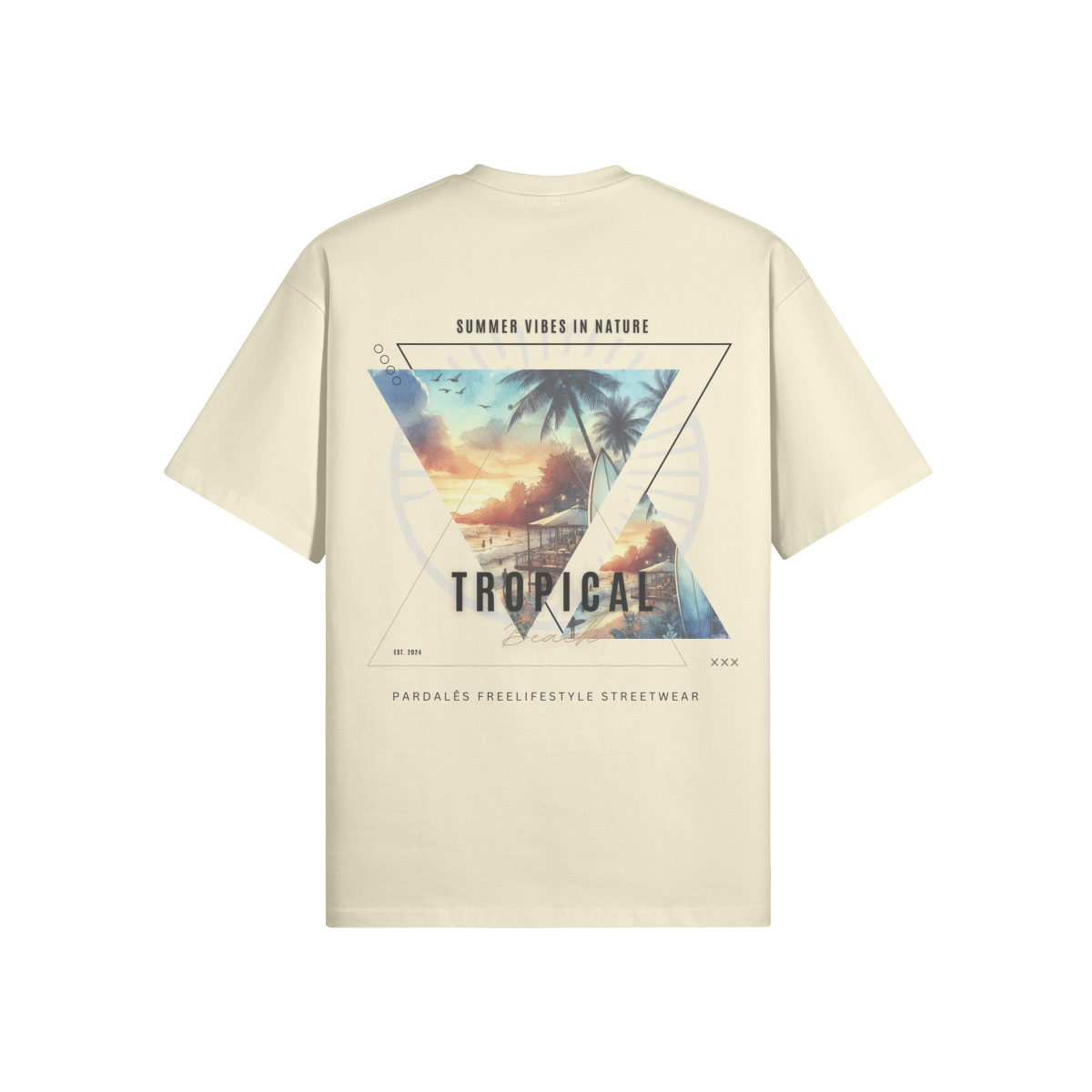 Oversize t-shirt Tropical