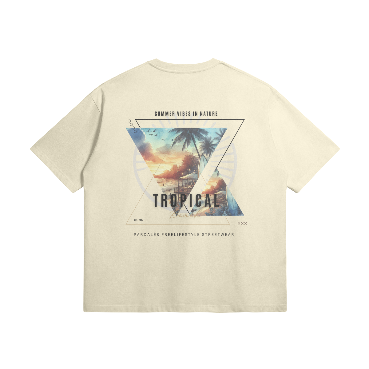 Oversize t-shirt Tropical