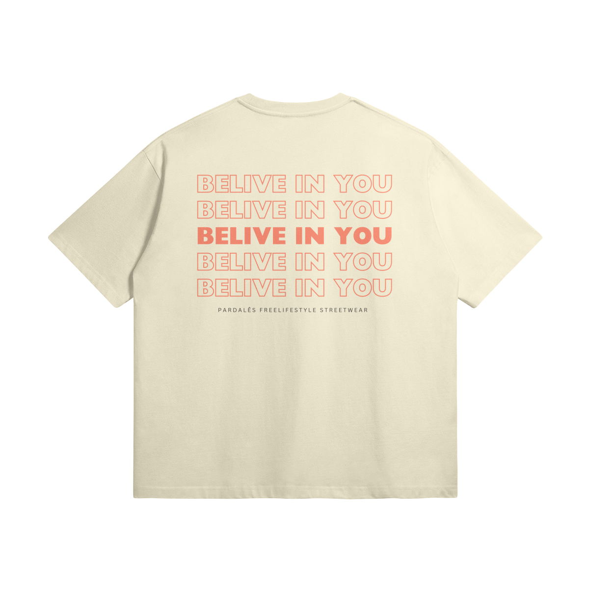 Oversize t-shirt Belive