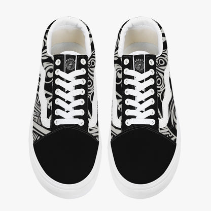 229. Trendy Low-Top Canvas Sneakers Pardalês_Free Lifestyle