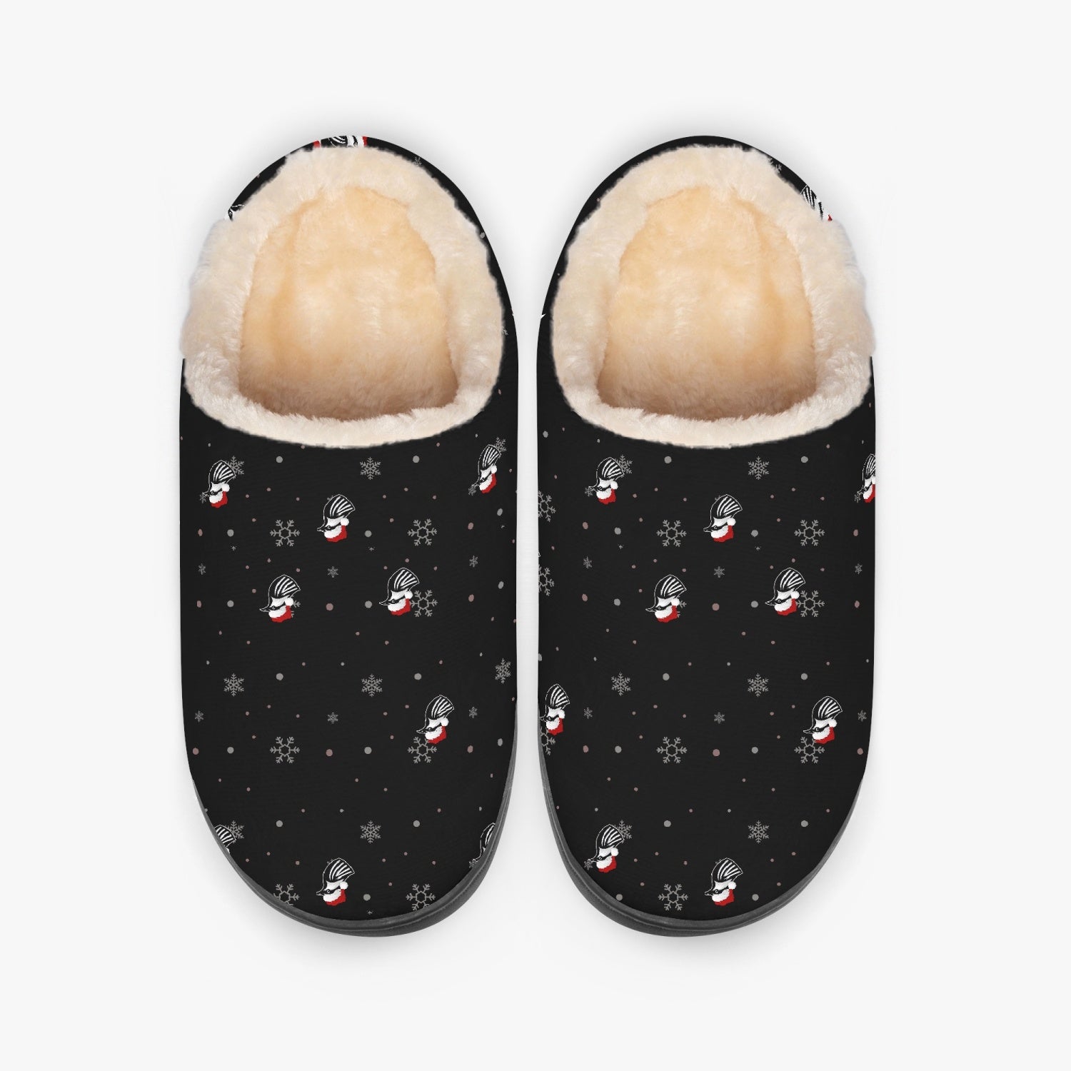 490. Fluffy Bedroom Slippers Pardalês_Free Lifestyle