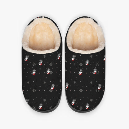 490. Fluffy Bedroom Slippers Pardalês_Free Lifestyle