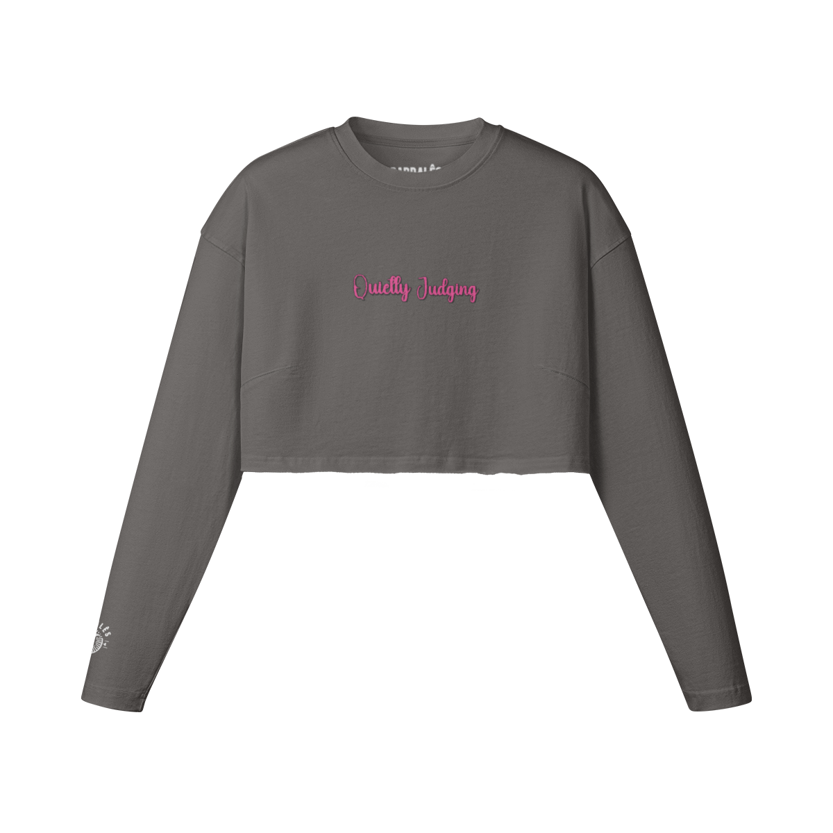 Sweat Crop Top Quietly-Judging PODpartner