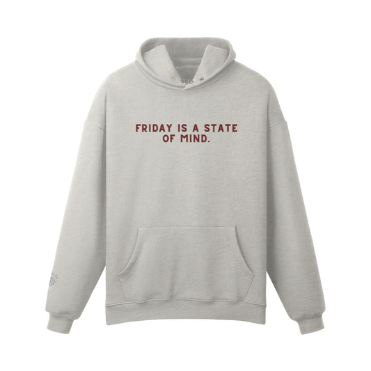 Hoodie Unisex Fleece-lined Friday - Pardalês_Free Lifestyle