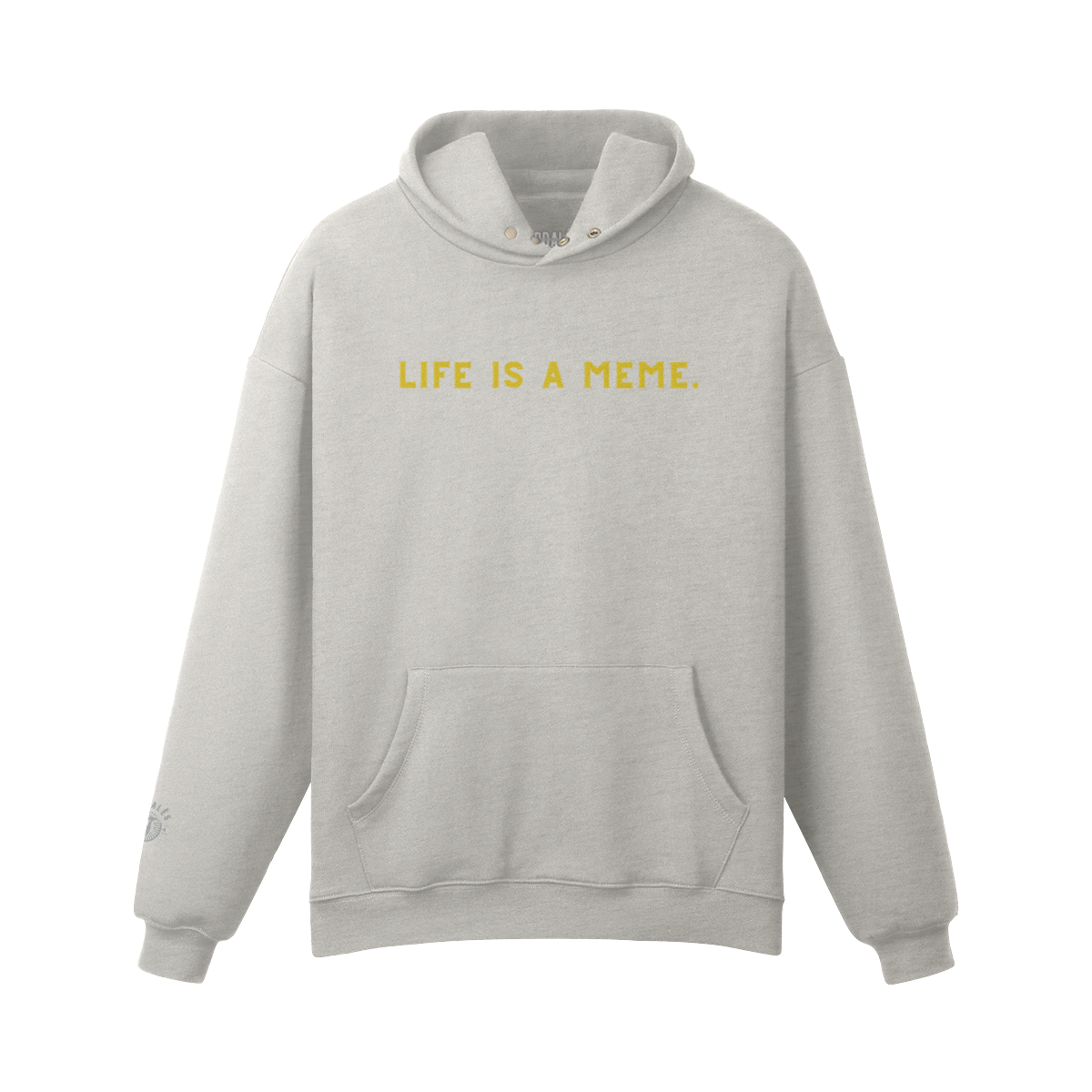 hoodie Unisex Fleece-lined Life Is A Meme PODpartner