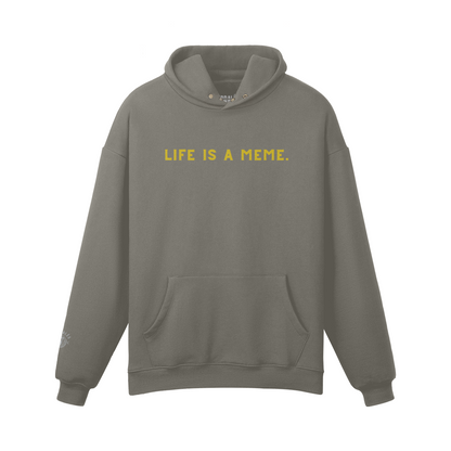 hoodie Unisex Fleece-lined Life Is A Meme PODpartner