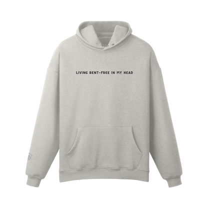 hoodie Unisex Fleece-lined Living Rent-Free PODpartner