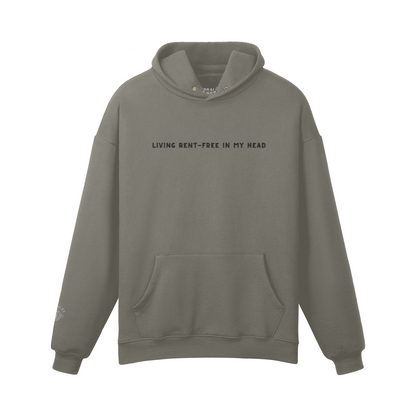 hoodie Unisex Fleece-lined Living Rent-Free PODpartner