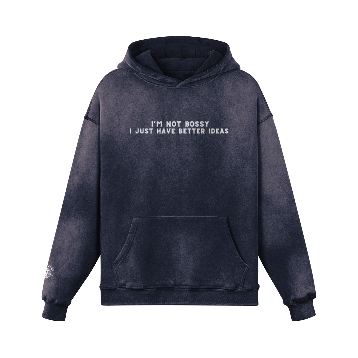 hoodie Faded Bossy Better Ideas PODpartner