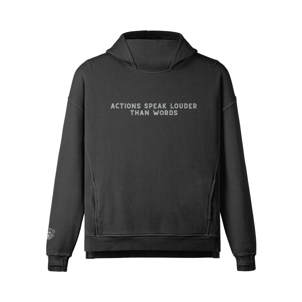 Hoodie Unisex Oversize Turtleneck  Actions PODpartner