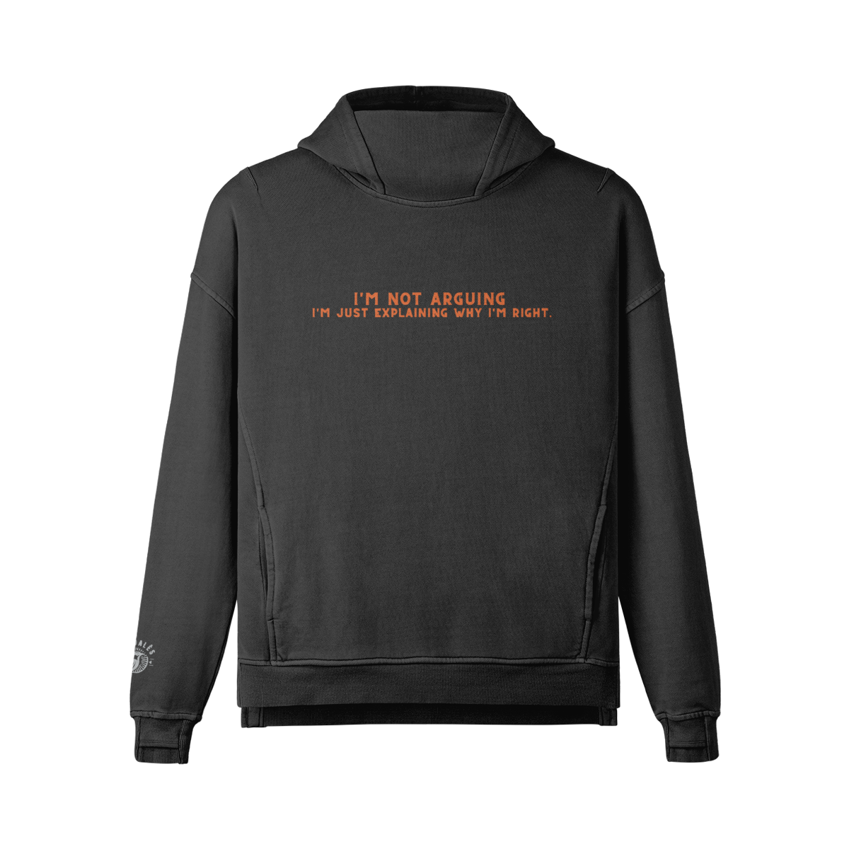 Hoodie Unisex Oversize Turtleneck Arguing PODpartner