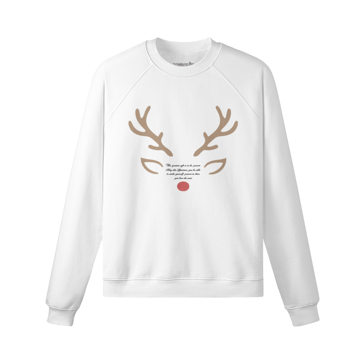 Sweatshirt Unisex Fleece-lined Reindeer PODpartner